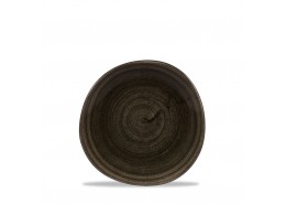 Patina Iron Black Round Plate
